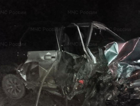 Lada и Nissan столкнулись на трассе М-3 в Жиздринском районе